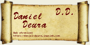 Daniel Deura vizit kartica